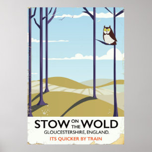 Stow-on-the-Wold,Gloucestershire, Engeland Poster