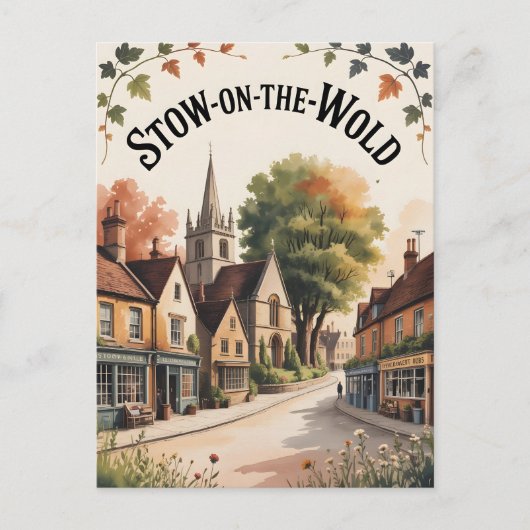 Stow op de wereld briefkaart (Voorkant)