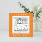 Stowaways op een Cartoon van cruiseschepen Kaart (Staand voorkant)