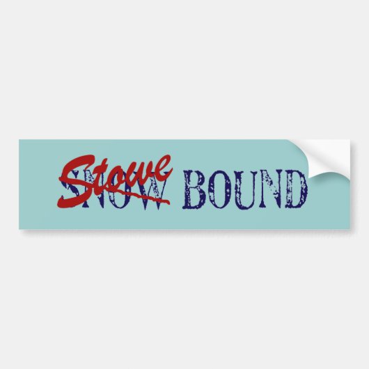 Stowe Bound Bumpersticker (Voorkant)
