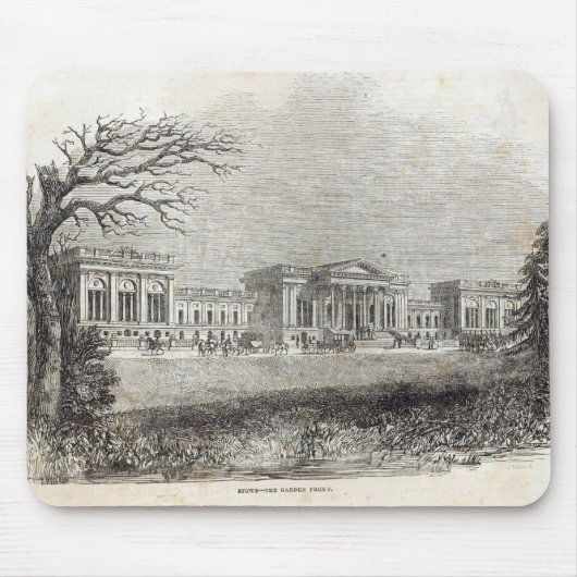 Stowe - het Garden Front Muismat (Voorkant)