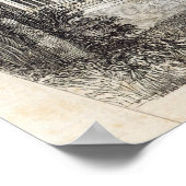 Stowe - het Garden Front Poster (Hoek)