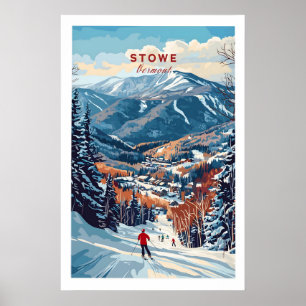 Stowe Mountain Range Poster 1