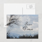 Stowe, Vermont Briefkaart (Voorkant / Achterkant)