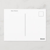 Stowe, Vermont, Community Church, herfst Briefkaart (Achterkant)