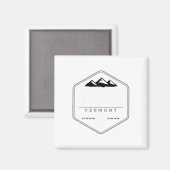 Stowe Vermont Graphic Snowboarding T Magneet (Voorkant / Achterkant)