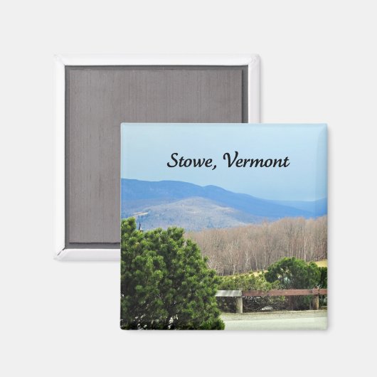 Stowe, Vermont Magneet (Voorkant / Achterkant)