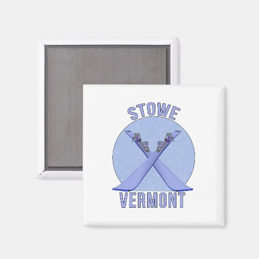 Stowe, Vermont Magneet (Voorkant / Achterkant)