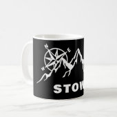 Stowe Vermont Ski Mok (Voorkant links)