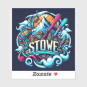 Stowe Vermont Ski Mountain Sticker (Vel)