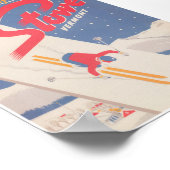 Stowe Vermont  Ski Poster (Hoek)