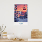 Stowe Vermont Ski Poster 1 (Keuken)