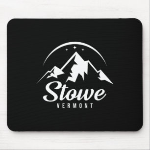 Stowe Vermont Ski Resort Skiën Snowboarden Muismat