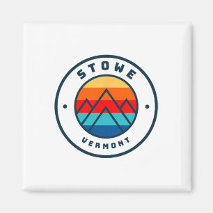 Stowe Vermont Skiën Snowboarden Ski Family Trip Magneet