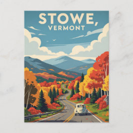 Stowe Vermont Travel Briefkaart