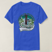 Stowe Vermont verkennen de Wilderness ski T-shirt (Design voorkant)