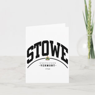 Stowe Vermont Wandelen Stowe Souvenir Retro Mounta Kaart