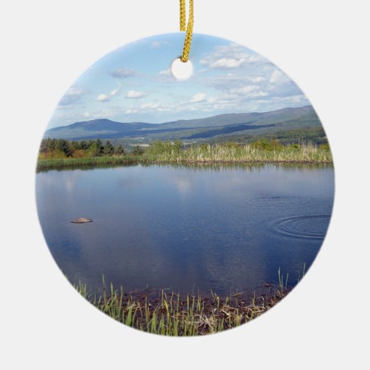 Stowe, VT Keramisch Ornament (Voorkant)