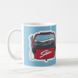 Stowe VT Skiing  Mug Koffiemok