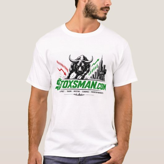 Stoxsman.com investeringswebsite t-shirt (Voorkant)