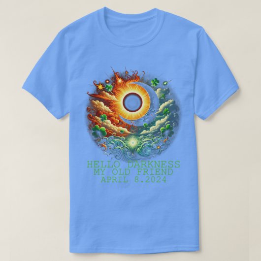 StPatricks dag zonsverduistering 08 april 2024 T-shirt (Design voorkant)