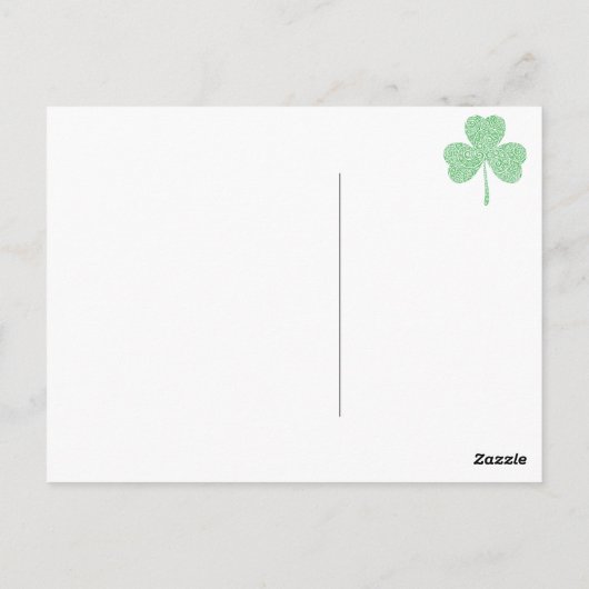 StPatrick'sDay-05 Briefkaart (Achterkant)