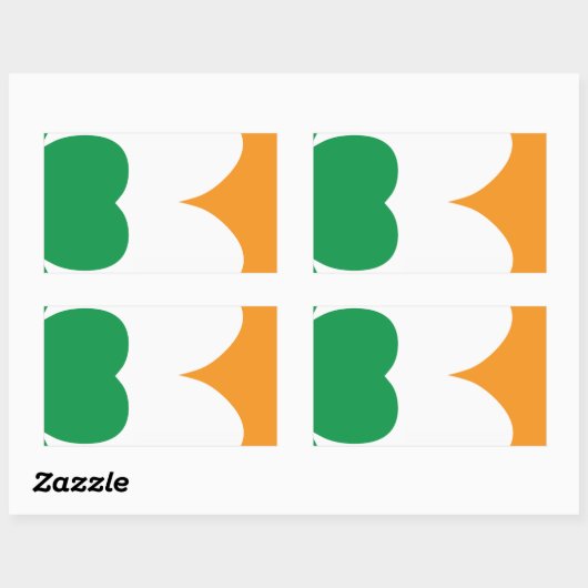 StPatrick'sDay-08.png Rechthoekige Sticker (Vel)