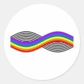 STR8 Bondgenoten Ronde Sticker (Voorkant)