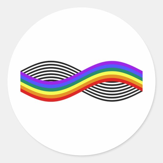 STR8 Bondgenoten Ronde Sticker (Voorkant)