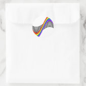 STR8 Geallieerden Wave Ronde Sticker (Tas)