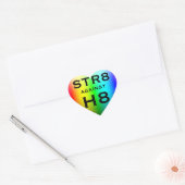 STR8 TEGEN H8 HART STICKER (Envelop)