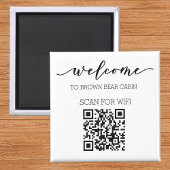 STR Gids QR Code Informatie WIFI Huur Magneet