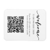 STR Gids QR Code Informatiegids Verhuur thuisbasis Magneet (Horizontaal)