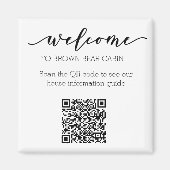 STR Gids QR Code Informatiegids Verhuur thuisbasis Magneet (Voorkant)