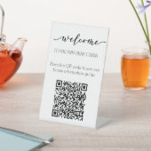 STR Handleiding QR Code Informatiegids Verhuurwoni Reclamebord Met Voetstuk (Insitu)