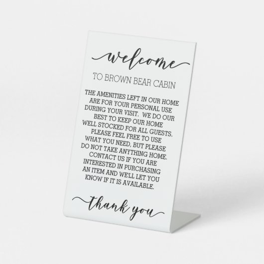 STR Inventaris kortstondige huurventilatievoorzien Reclamebord Met Voetstuk (Voorkant)