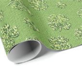 Str. Patrick's Day Clover Leaf Wrapping Paper Cadeaupapier (Rol Hoek)
