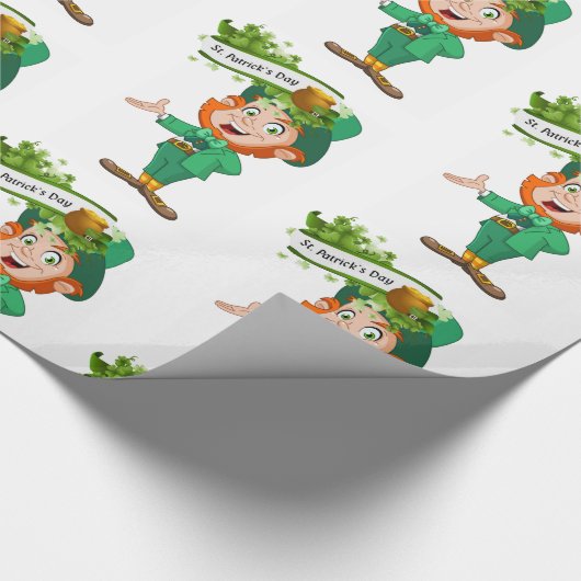 Str. Patrick's Day Wrapping Paper Cadeaupapier (Hoek)