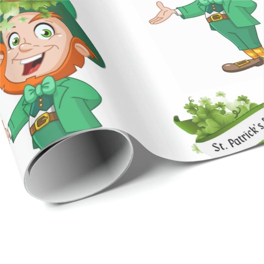 Str. Patrick's Day Wrapping Paper Cadeaupapier (Rol Hoek)