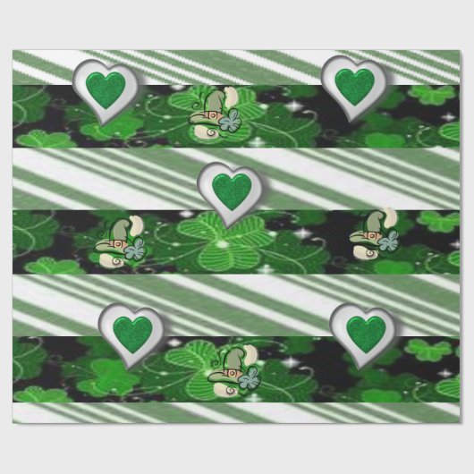 Str. Patrick's Day Wrapping Paper Cadeaupapier (Vlak)
