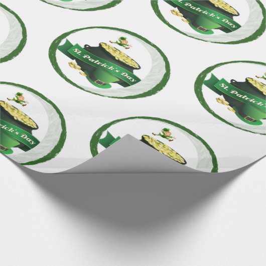 Str. Patrick's Day Wrapping Paper Cadeaupapier (Hoek)