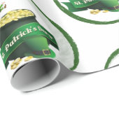 Str. Patrick's Day Wrapping Paper Cadeaupapier (Rol Hoek)