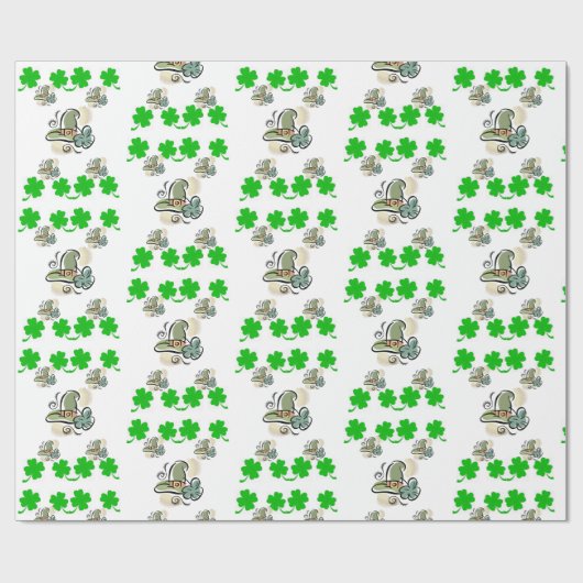 Str. Patrick's Day Wrapping Paper Cadeaupapier (Vlak)