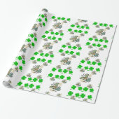 Str. Patrick's Day Wrapping Paper Cadeaupapier (Uitgerold)