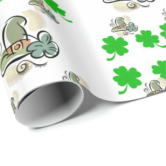Str. Patrick's Day Wrapping Paper Cadeaupapier (Rol Hoek)