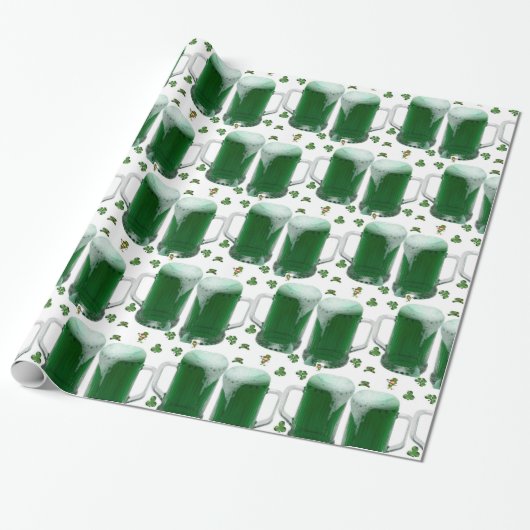 Str. Patrick's Day Wrapping Paper Cadeaupapier (Uitgerold)