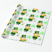 Str. Patrick's Day Wrapping Paper Cadeaupapier (Uitgerold)