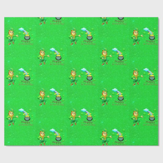 Str. Patrick's Day Wrapping Paper Cadeaupapier (Vlak)