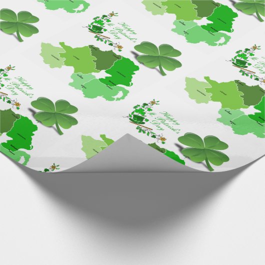 Str. Patrick's Day Wrapping Paper Cadeaupapier (Hoek)