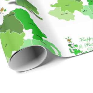 Str. Patrick's Day Wrapping Paper Cadeaupapier